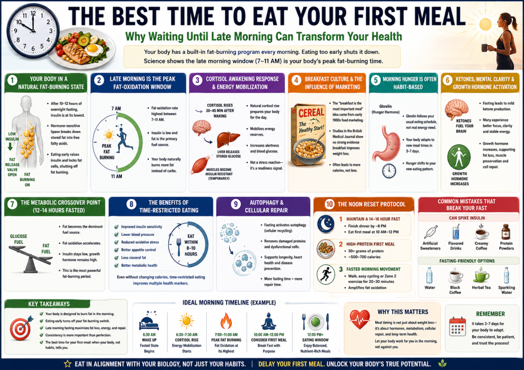 The Best Time to Eat Your First Meal