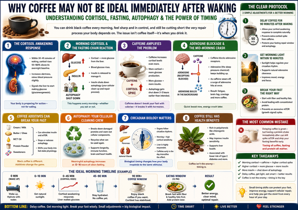 Why Coffee May Not Be Ideal Immediately After Waking